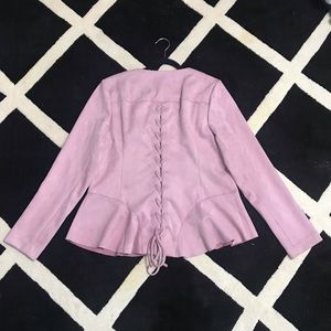 Plus Size Blush Pink Jacket